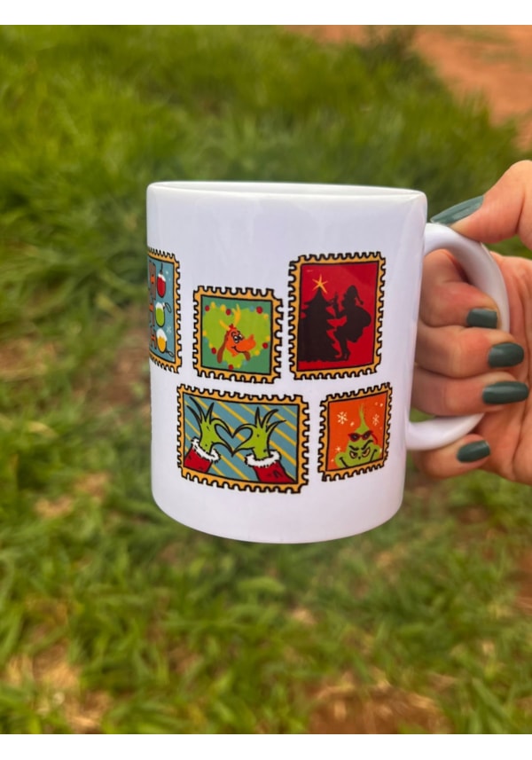 Caneca Grinch Momentinhos