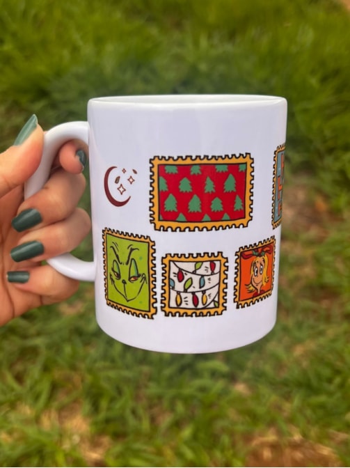 Caneca Grinch Momentinhos