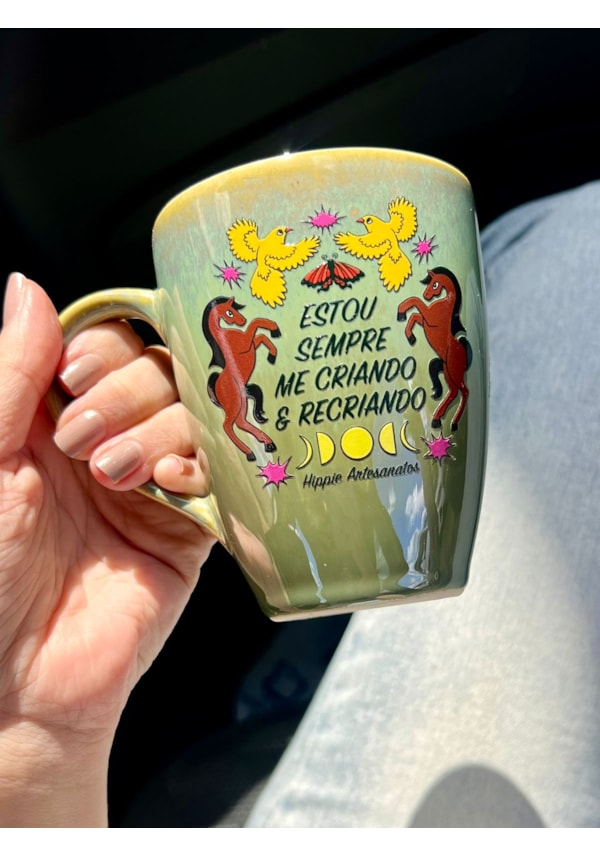 Caneca Jade Estou Sempre Me Recriando - 280ml