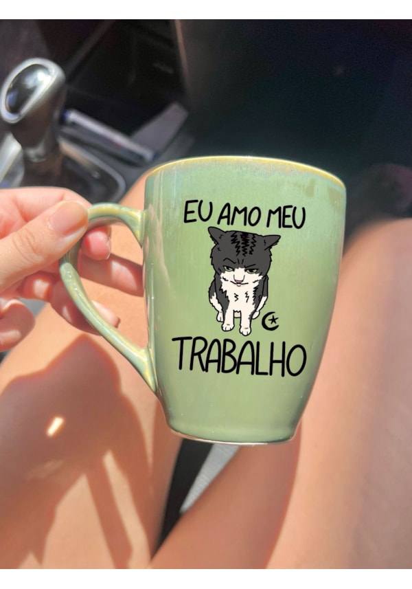 Caneca Jade - Eu Amo Meu Trabalho - 280ml