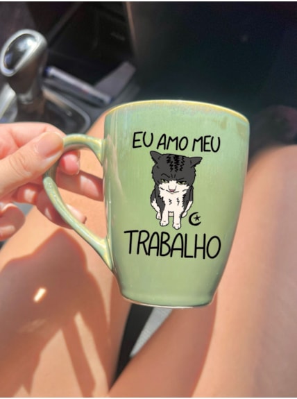 Caneca Jade - Eu Amo Meu Trabalho - 280ml