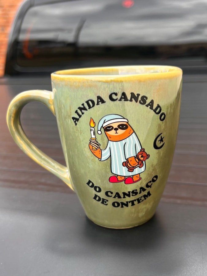 Caneca Jade - Preguiça Cansada - 280ml — imagem 1