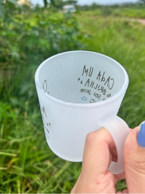 Caneca Jeito de Brilhar - Vidro Jateado