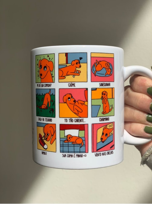 Caneca Mãe de Dog Sabe Brincar