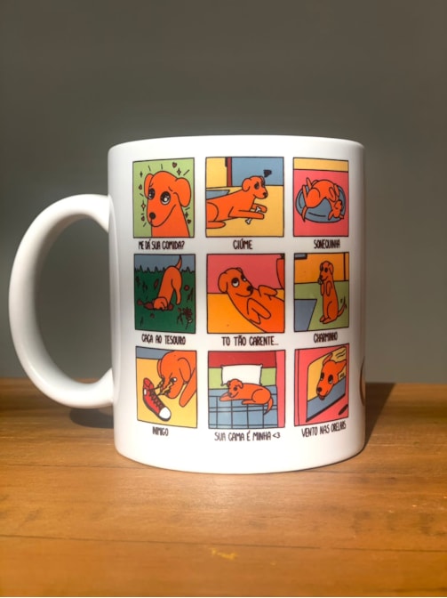 Caneca Mãe de Dog Sabe Brincar