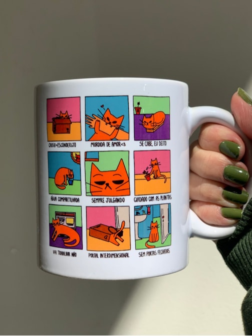 Caneca Mãe de Gato Sabe Brincar
