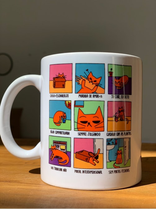 Caneca Mãe de Gato Sabe Brincar