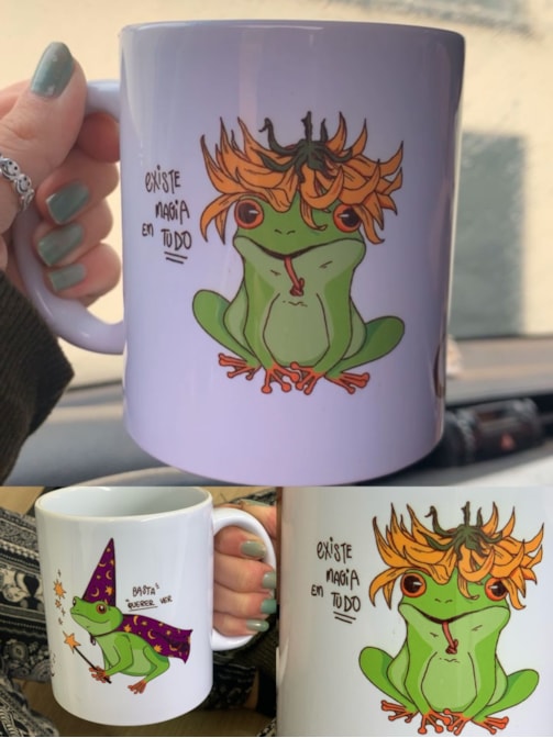 Caneca Magia de Sapo