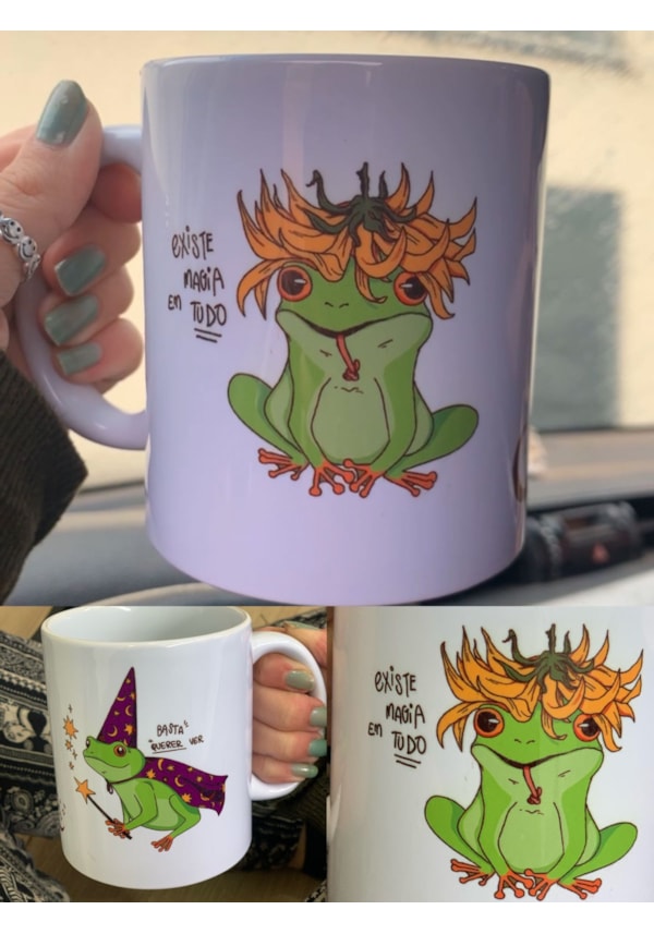 Caneca Magia de Sapo