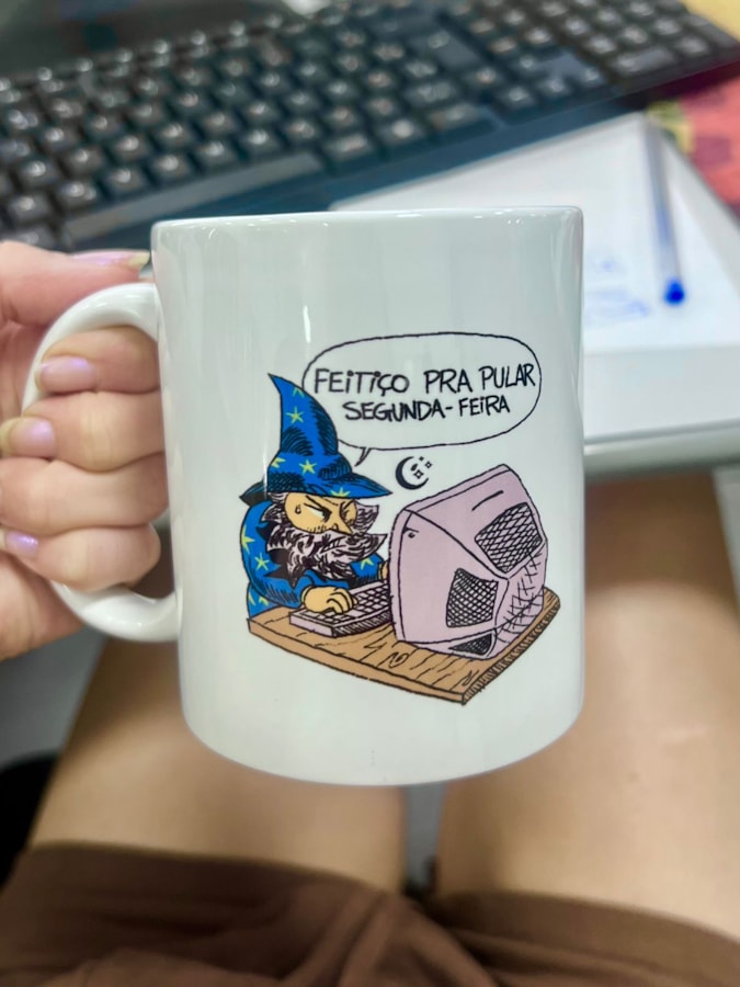 Caneca Mago Feitiço da Segunda Feira — imagem 2
