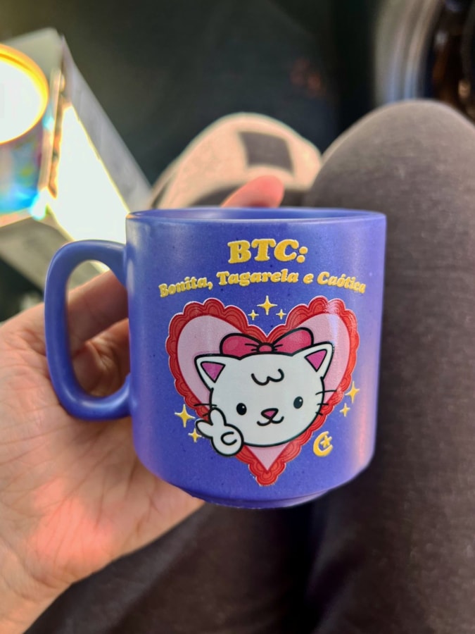 Caneca Meia Noite - BTC bonita, tagarela e caótica - 235ml — imagem 2