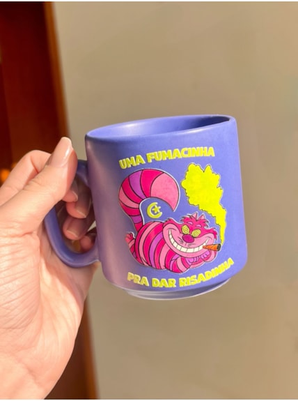 Caneca Meia Noite - Gato Fumacinha - 235ml