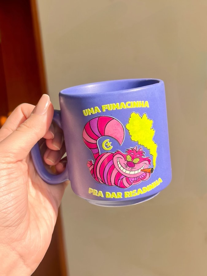 Caneca Meia Noite - Gato Fumacinha - 235ml — imagem 2