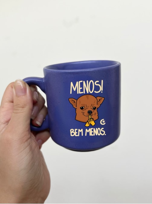 Caneca Meia Noite - MENOS! Bem menos - 235ml