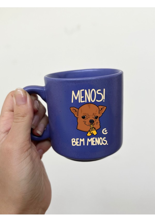 Caneca Meia Noite - MENOS! Bem menos - 235ml