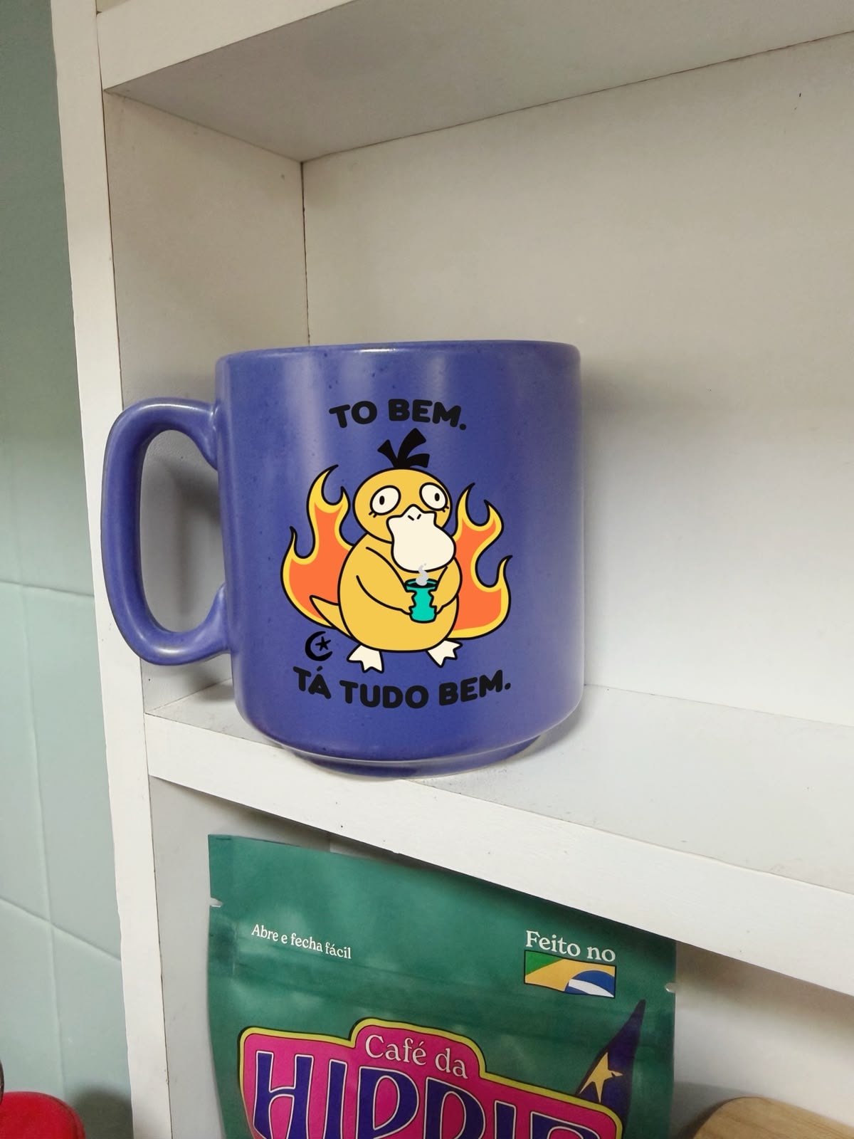 Caneca Meia Noite - Psyduck tá tudo bem - 235ml — imagem 1