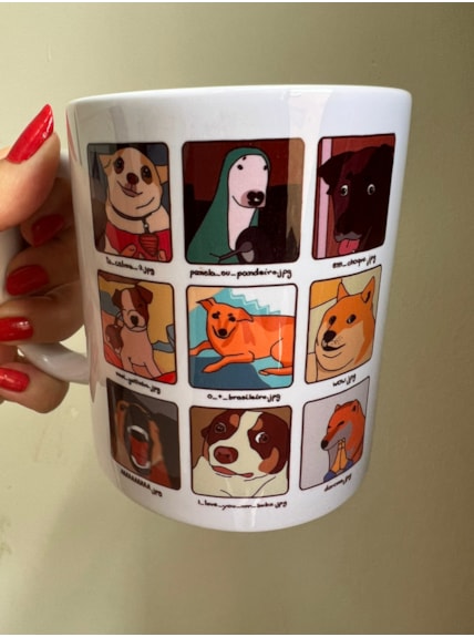 Caneca Memes de Cachorro