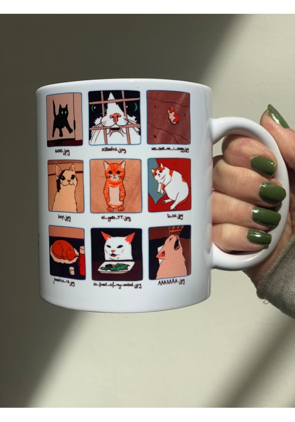 Caneca Memes de Gato