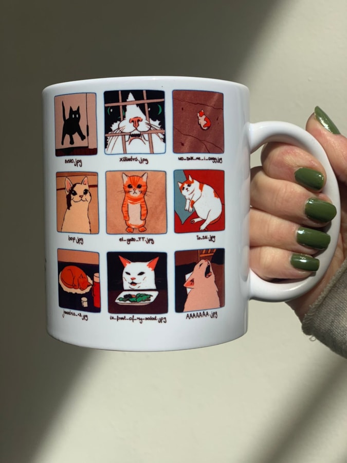 Caneca Memes de Gato — imagem 1
