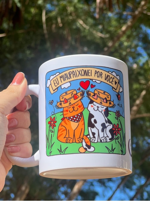 Caneca Miaupaixonei por Você