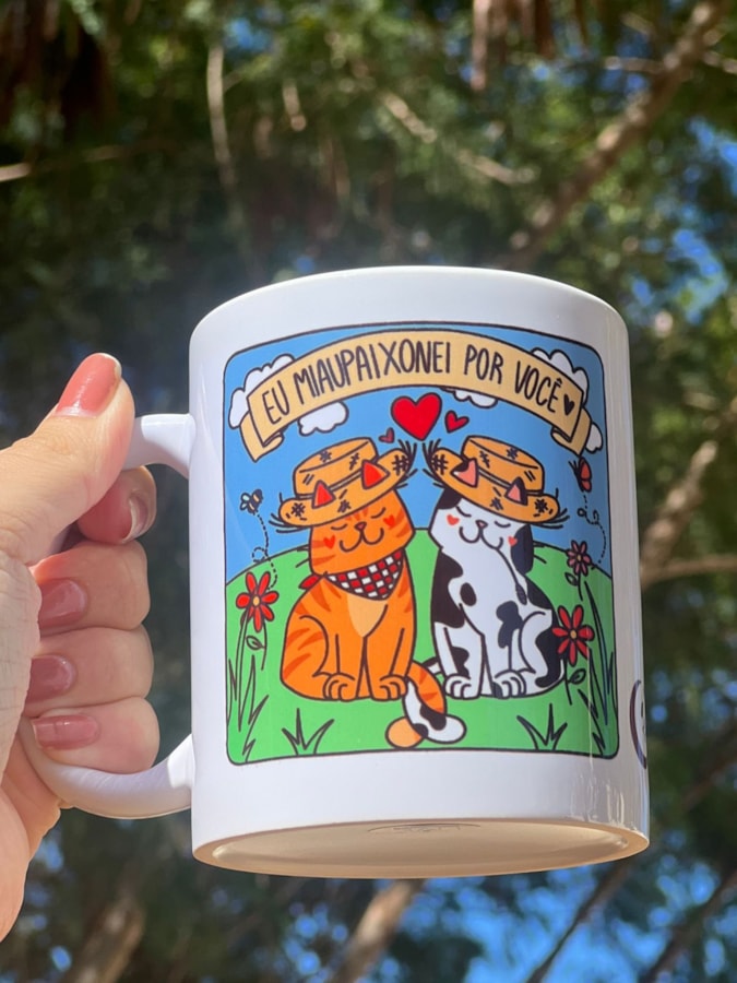 Caneca Miaupaixonei por Você — imagem 2