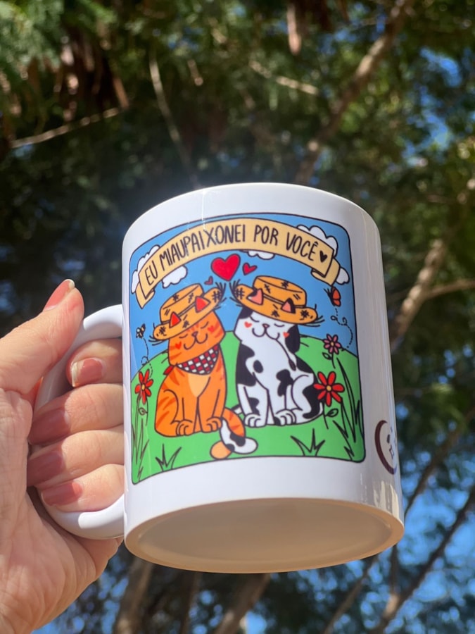 Caneca Miaupaixonei por Você — imagem 3