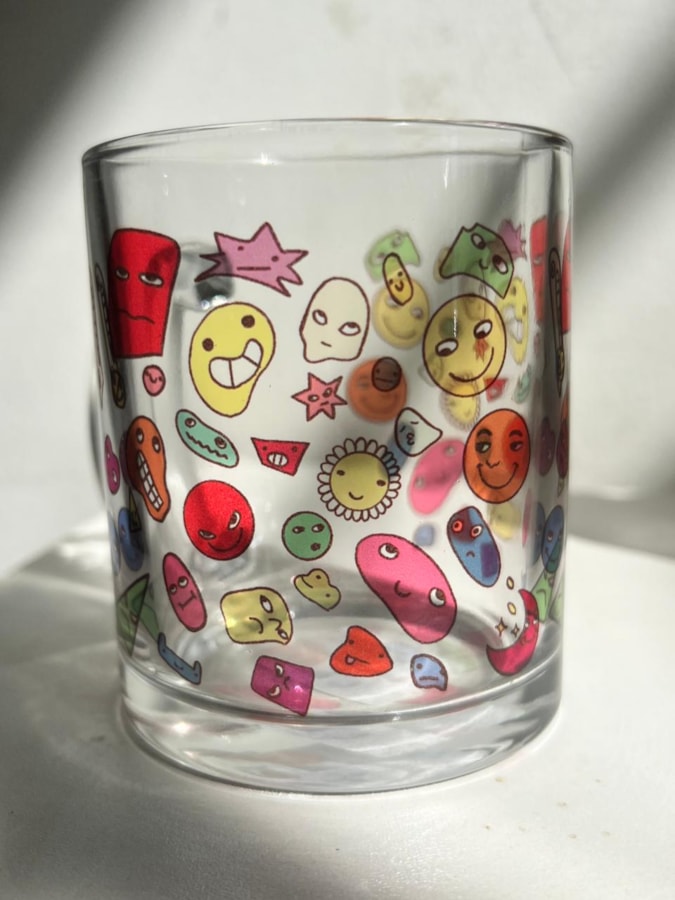 Caneca Mood Smile de Vidro — imagem 3