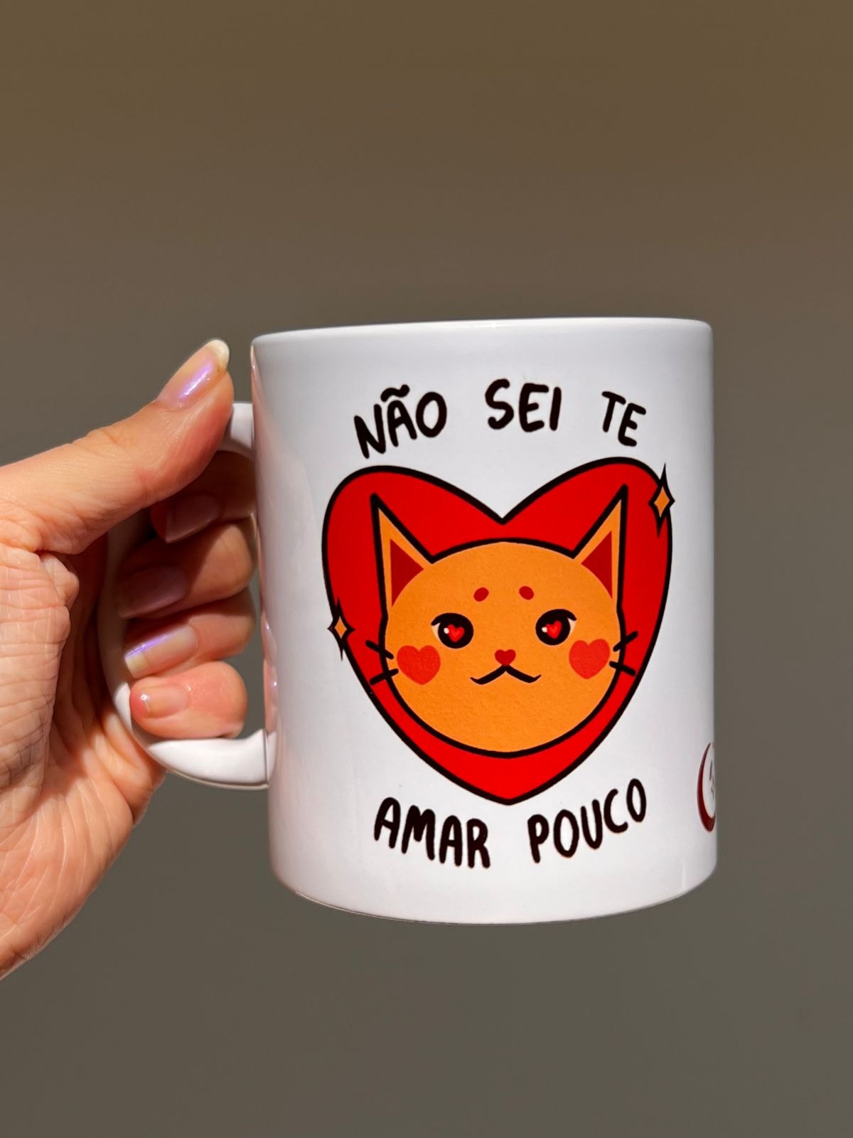 Caneca Não sei te Amar Pouco — imagem 1