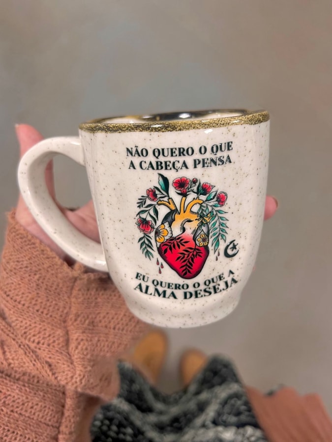 Caneca Névoa - Alma deseja - 260ml — imagem 1