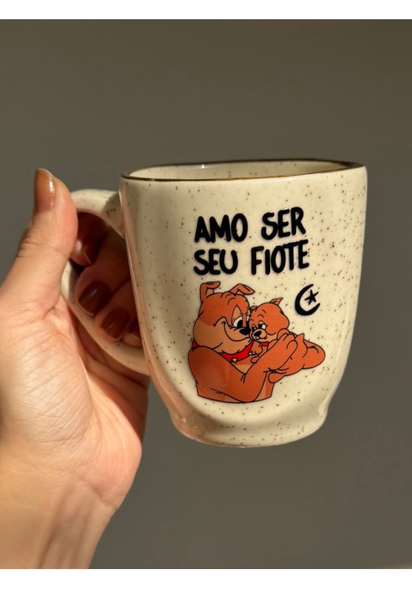 Caneca Névoa - Amo ser seu fiote - 260ml