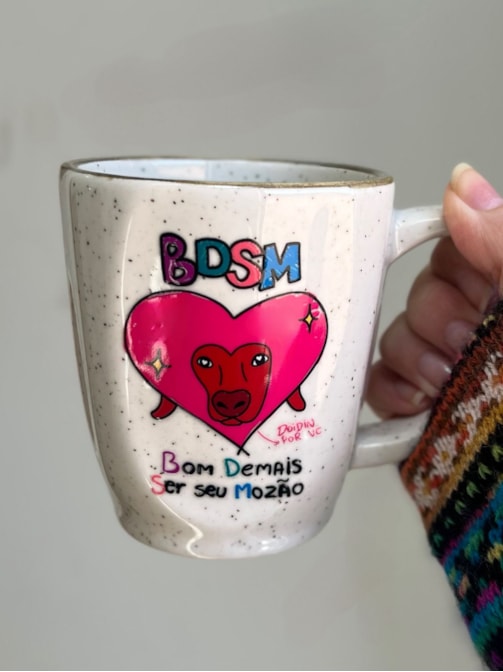 Caneca Névoa - Cachorro bdsm - 260ml