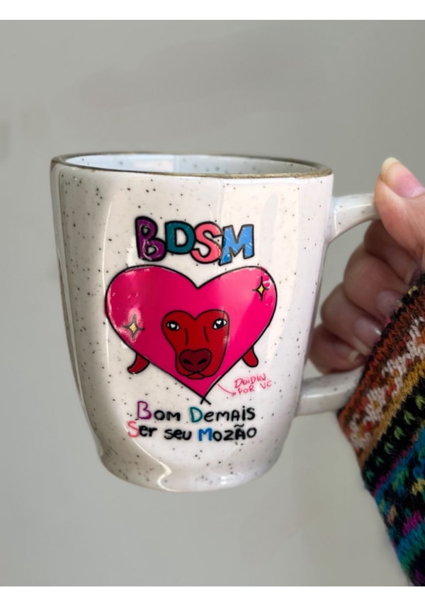 Caneca Névoa - Cachorro bdsm - 260ml