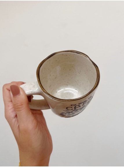 Caneca Névoa - Café e palhaçadinhas - 260ml