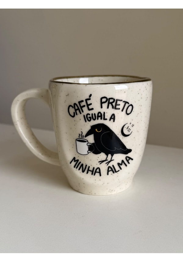 Caneca Névoa - Café Preto - 260ml