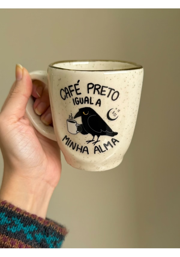 Caneca Névoa - Café Preto - 260ml