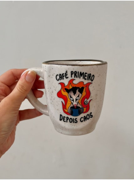 Caneca Névoa - Café Primeiro - 260ml