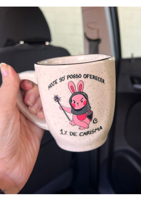 Caneca Névoa - Coelho carisma - 260ml