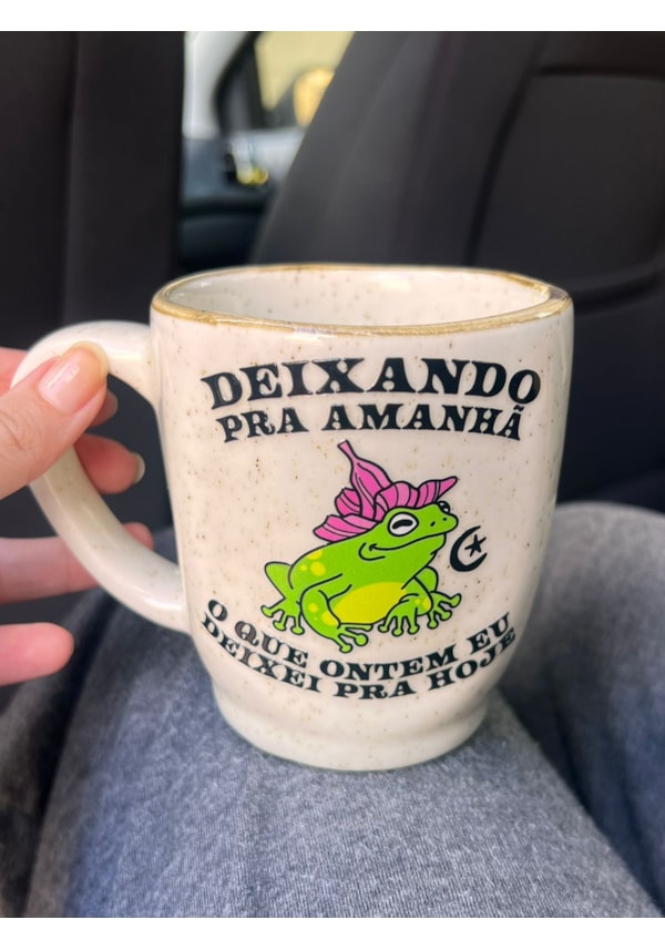 Caneca Névoa - Deixando pra Amanhã - 260ml