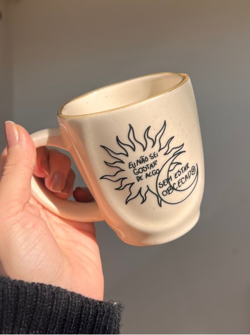 Caneca Névoa - Eu não sei gostar de algo - 260ml
