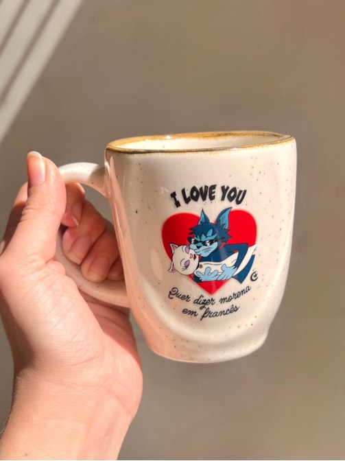 Caneca Névoa - Gato I love you - 260ml