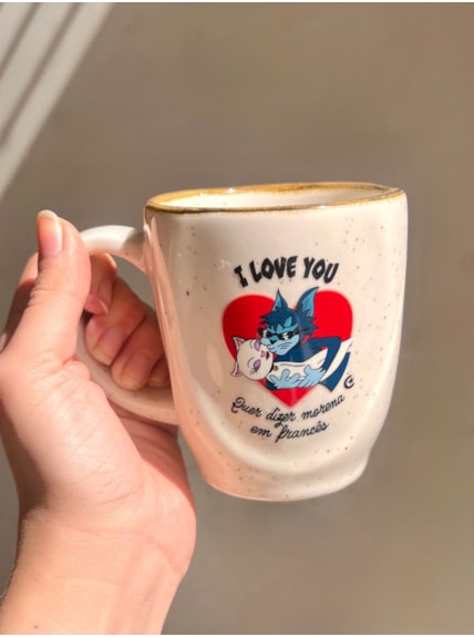 Caneca Névoa - Gato I love you - 260ml