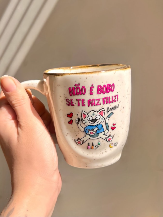 Caneca Névoa - Gato Não é bobo - 260ml — imagem 1
