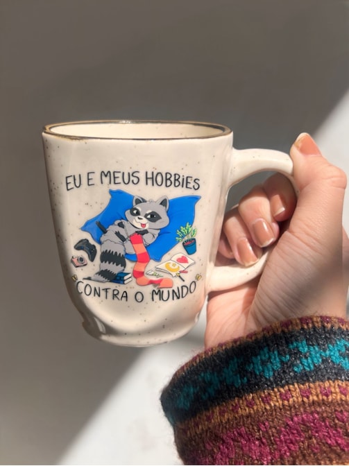 Caneca Névoa - Guaxinim Hobbies - 260ml