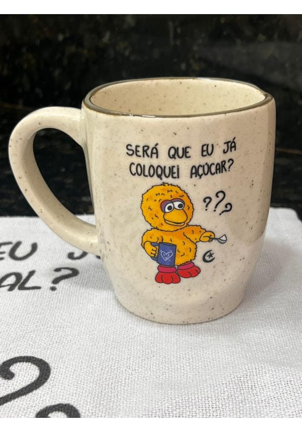 Caneca Névoa - Já coloquei açúcar? - 260ml