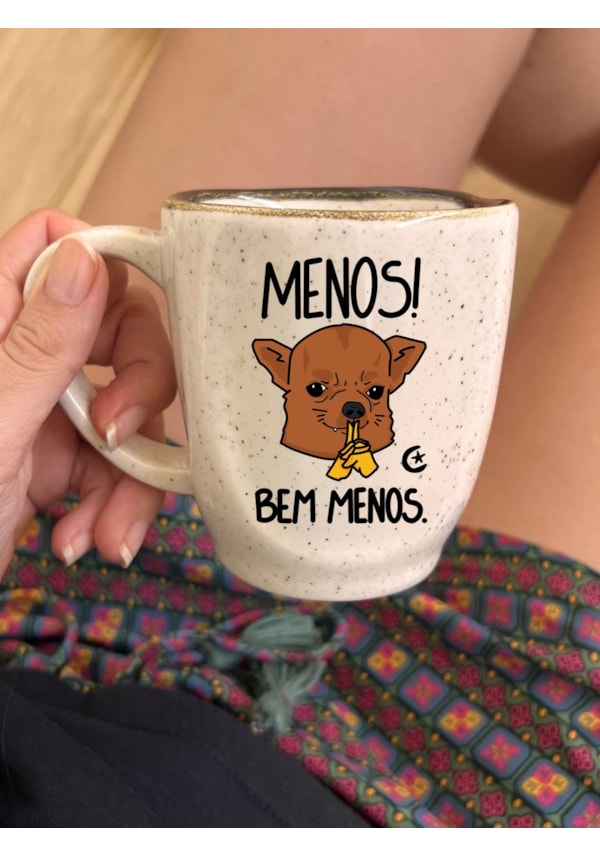 Caneca Névoa - MENOS! Bem menos - 260ml