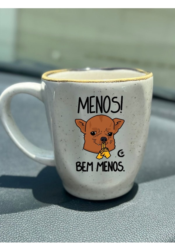 Caneca Névoa - MENOS! Bem menos - 260ml