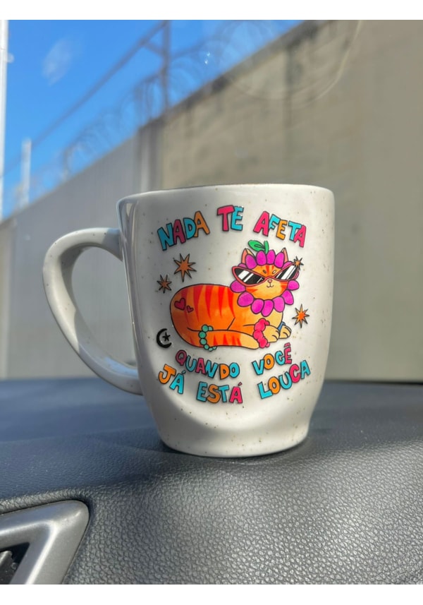 Caneca Névoa - Nada te afeta - 260ml