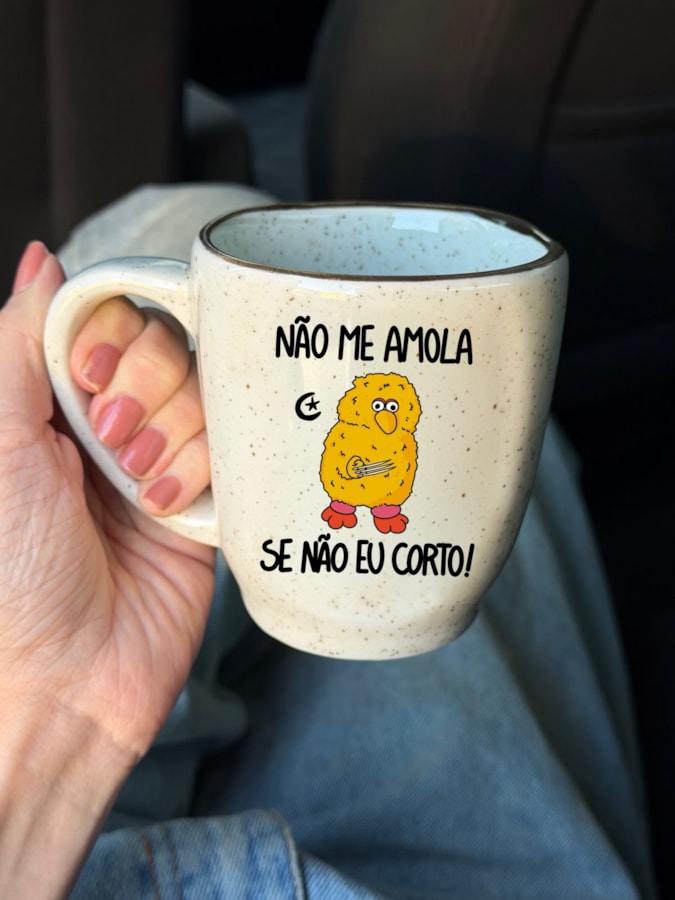 Caneca Névoa - Não me amola se não eu corto - 260ml — imagem 1