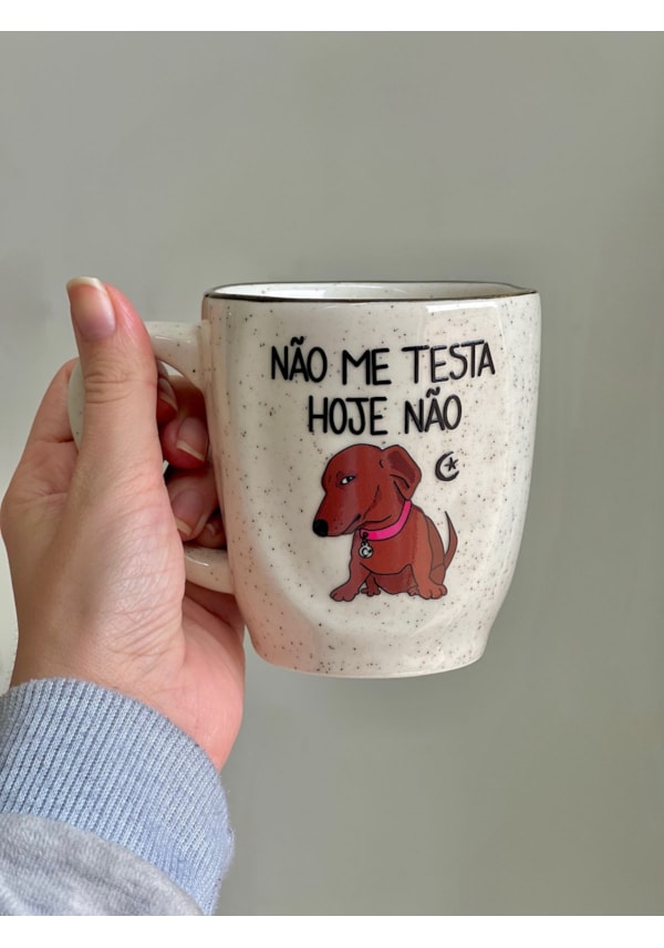 Caneca Névoa - Não me testa - 260ml