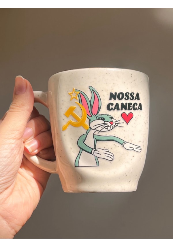 Caneca Névoa - Pernalonga Comunista - 260ml